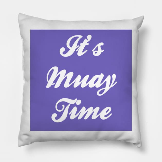 Muay Thai Purple Pillow by marisaj4488