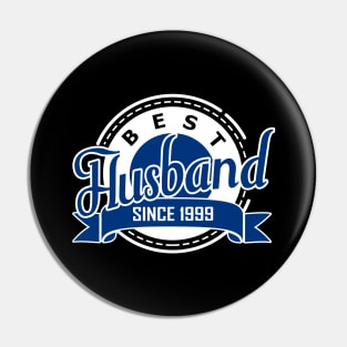 'Best Husband Since 1999' Sweet Wedding Anniversary Gift Pin