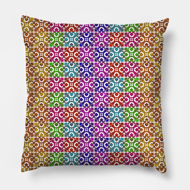 Moroccan Pattern (Decorative Border) Pillow by The Ministry of Fashion Prints