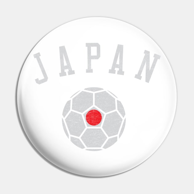 Japan Soccer Team Heritage Flag Pin by ryanjaycruz