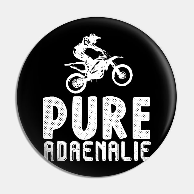 Motocross Bike Motorcycle Pure Adrenaline Pin by Little Treasures