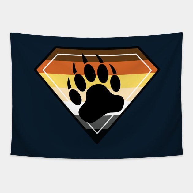 Super Bear Tapestry by LoudMinority