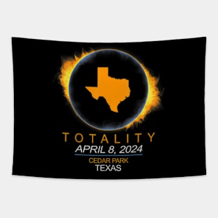 Cedar Park Texas Total Solar Eclipse 2024 Tapestry