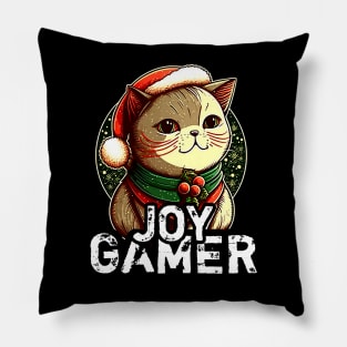 Kawaii Christmas Cat Pillow