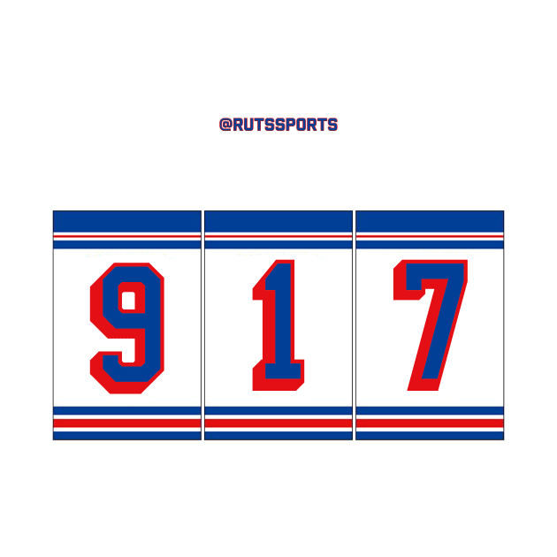 Rep Your Area Code (NYR 917) by RUTSSports