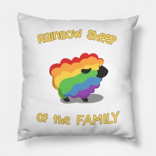 Rainbow sheep of the family Pillow