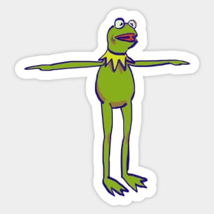 T Posing Stickers for Sale