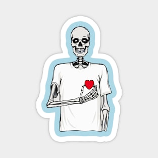 I Love Skeleton ❤💀❤ Magnet