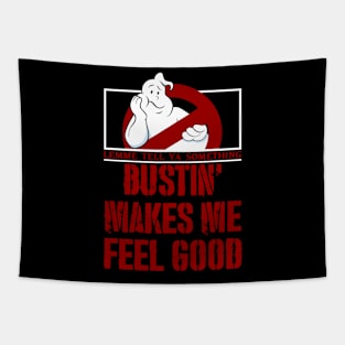 Bustin' Ghost Model Tapestry