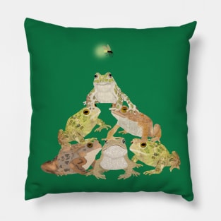 Toad Christmas Tree Pillow