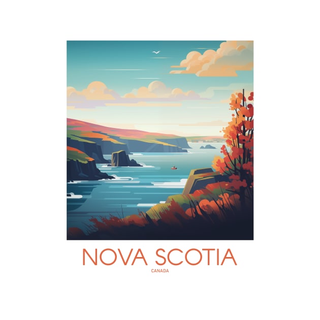 NOVA SCOTIA by MarkedArtPrints