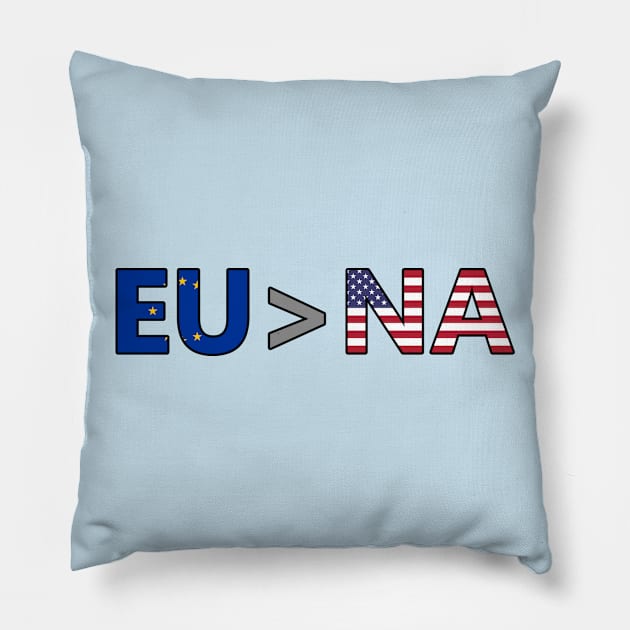 EU>NA Pillow by Shi