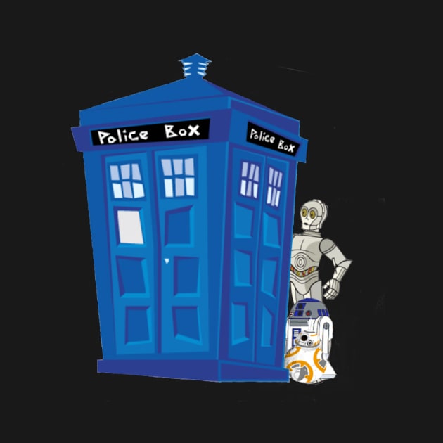 Timey Wimey Droids by YodaShirtForMe