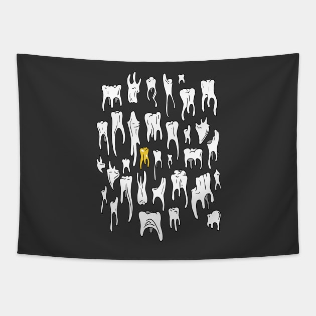 Tooth or Dare Tapestry by bblane