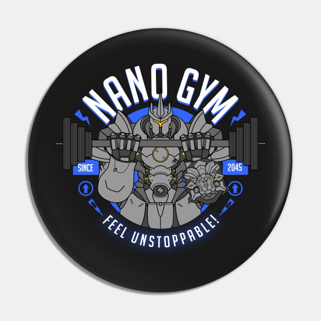 Nano Gym Pin by Adam Endacott