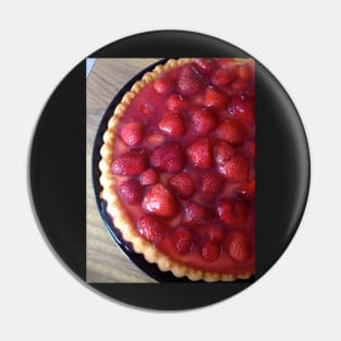 Strawberry Flan Pin