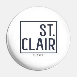 St. Clair Shores Michigan T-Shirt Pin