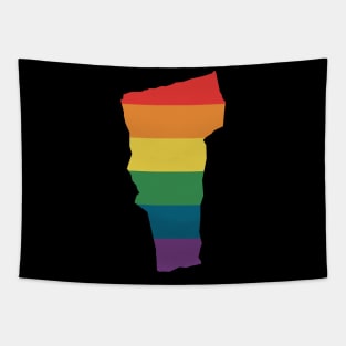 Vermont State Rainbow Tapestry