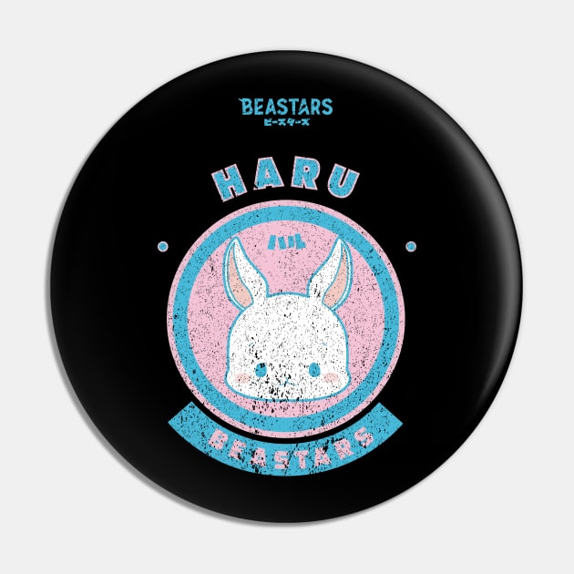 BEASTARS: HARU CHIBI (GRUNGE STYLE) Pin by FunGangStore