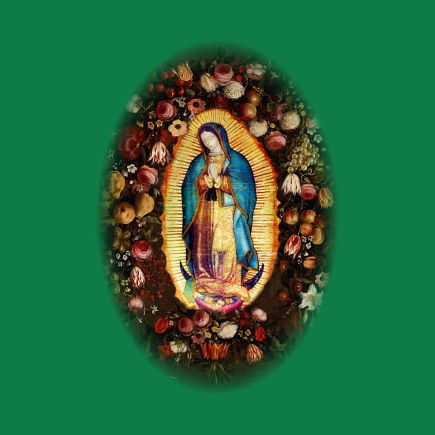 Our Lady of Guadalupe Mexican Virgin Mary Mexico Aztec Tilma 20-102 by hispanicworld