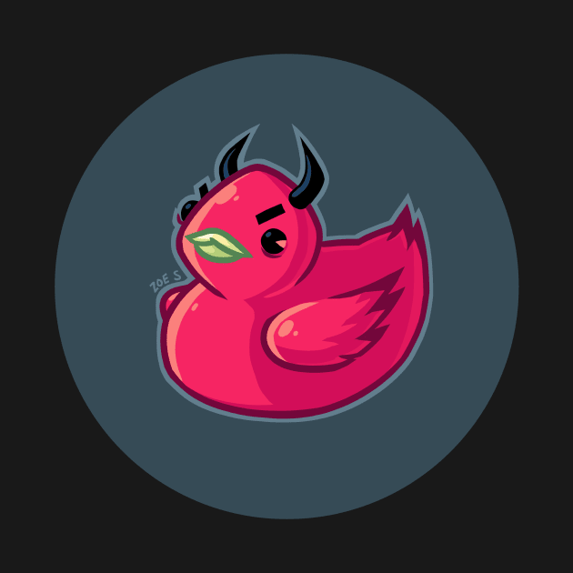 Devil Ducky by ZoeStanleyArts