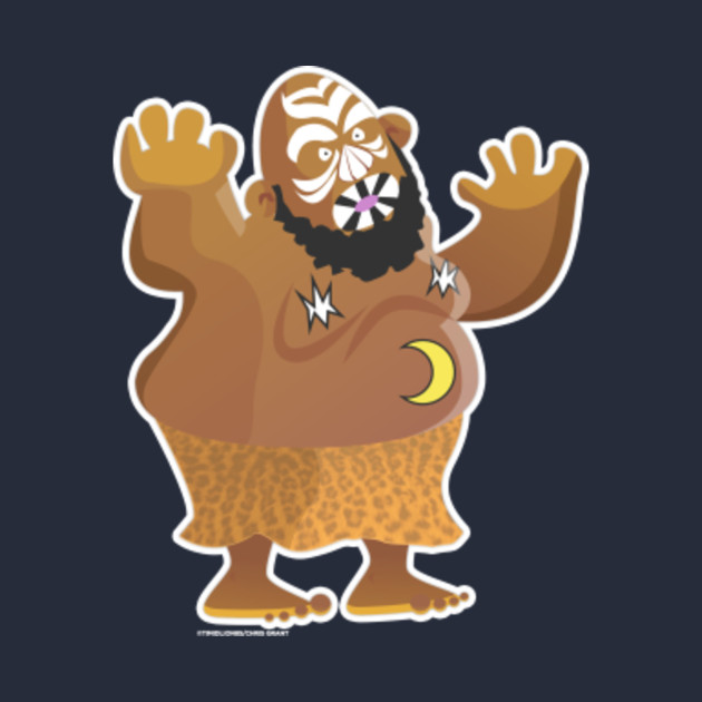 Kamala - The Ugandan Giant - WWF(E) Superstar Sticker - Wrestling ...