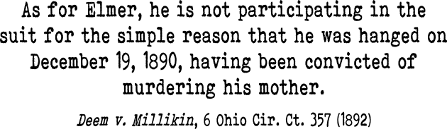 A quote from the case Deem v. Millikin, 6 Ohio Cir. Ct. 357 (1892) Kids T-Shirt by The Wordsmithy