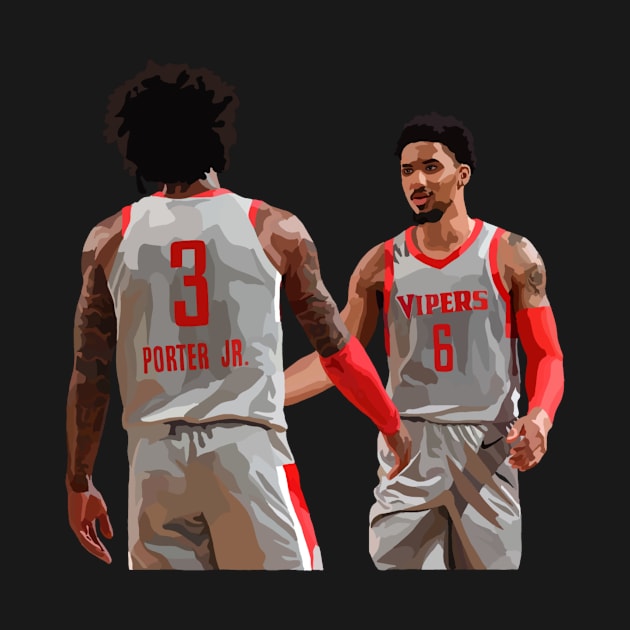 Kevin Porter Jr. | Kenyon Martin Jr. | Houston Rockets | Rio Grande Valley Vipers by ActualFactual