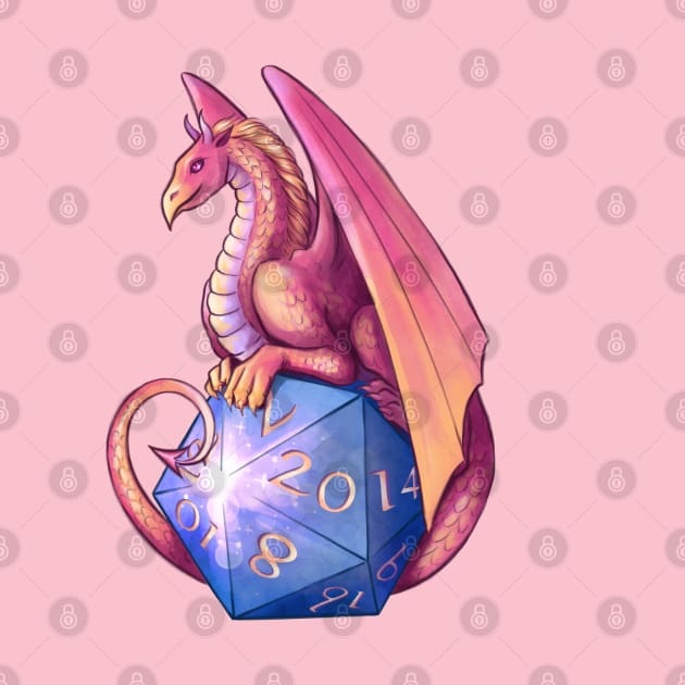 DnD dice Dragon by Molly11