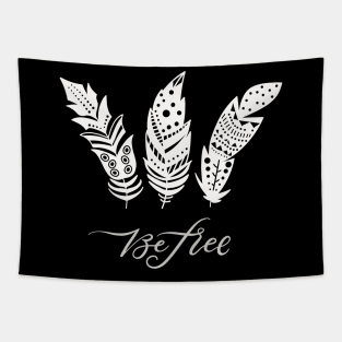 Be Free feathers Tapestry