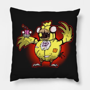 Invader Chica Pillow