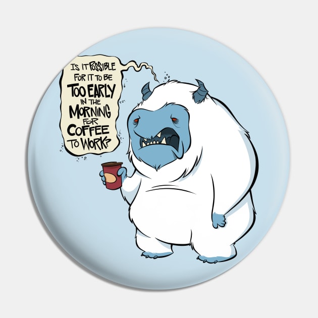 Coffee Yeti Pin by westinchurch