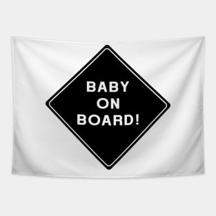 Baby on board meme stickers, let's get this bread meme stickers Tapestry