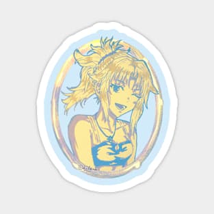 Lemon Gradient Mordred (FGO) Magnet