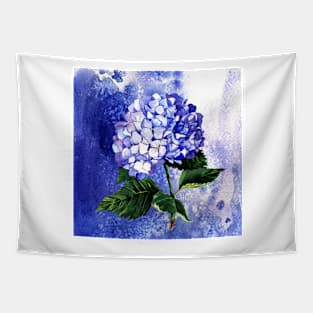 Watercolor illustration hydrangea Tapestry