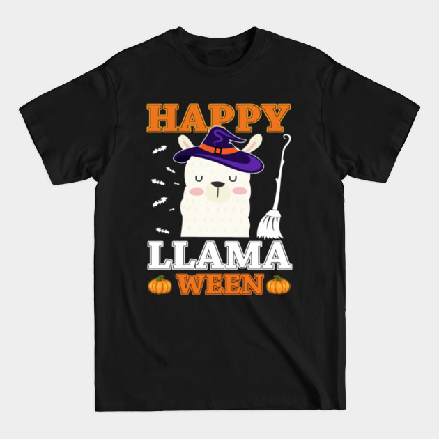 Discover happy llamaween - Happy Halloween Day - T-Shirt