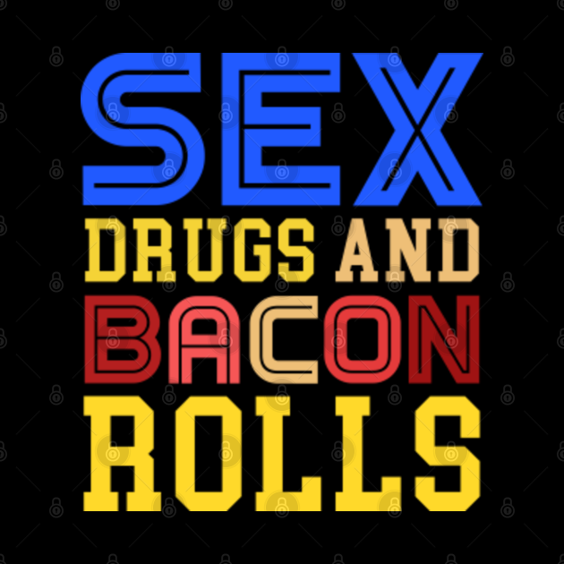 Disover Sex drugs and bacon rolls - The Breakfast Club - Mug