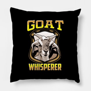 Goat whisperer Pillow