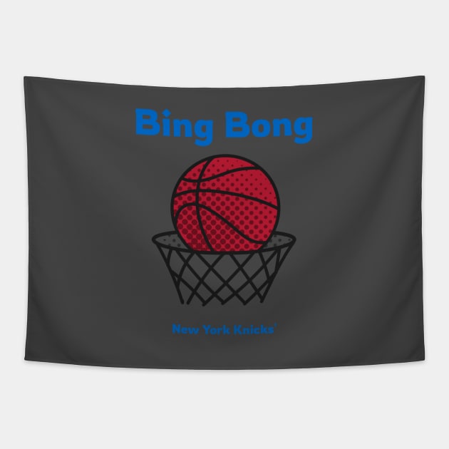 Bing Bong New York Knicks Spoof Tapestry by serjbondjazz