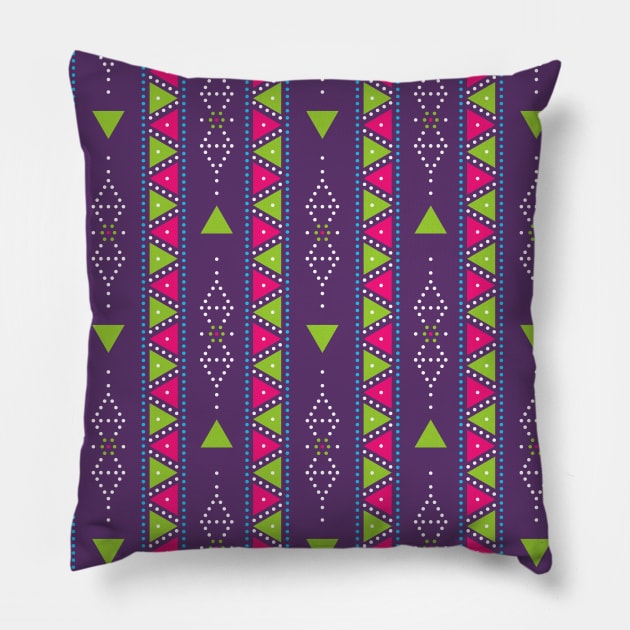 Geometric seamless pattern Pillow by smartsman