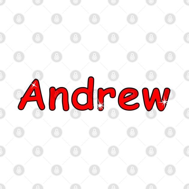 Andrew name. Personalized gift for birthday your friend by grafinya