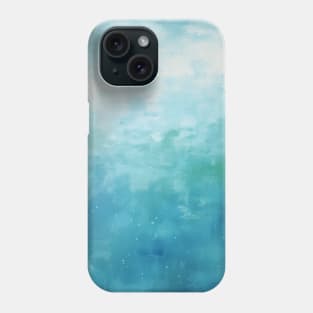 Seafoam Blue Abstract Phone Case