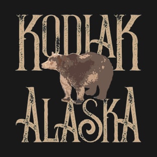 Kodiak Alaska Vacation Resident Visitor Alaska Bear T-Shirt