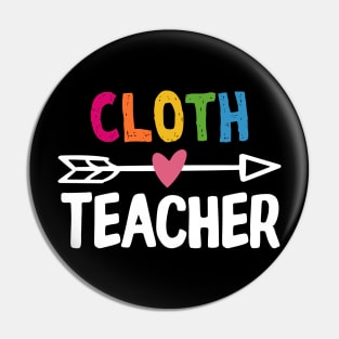 Cloth Teacher Pin