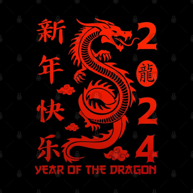 Year of the dragon 2024 - Chinese lunar year 2024 by Danemilin