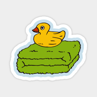 Duck and Towel Magnet