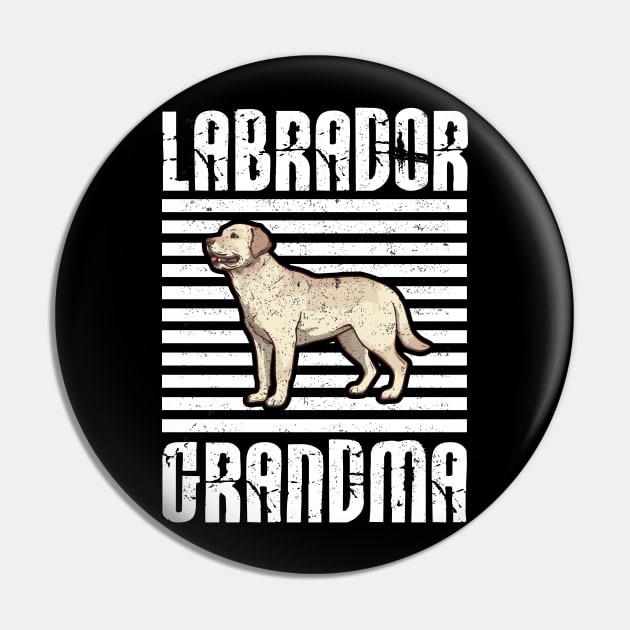 Labrador Grandma Proud Dogs Pin by aaltadel