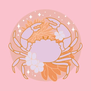 Cancer Crab (Pink) T-Shirt