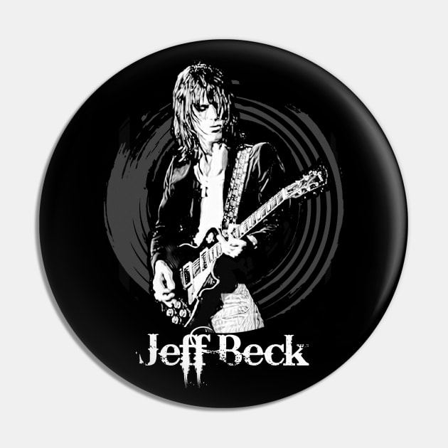 Jeff Beck - Guitar Legend Pin by Artizan