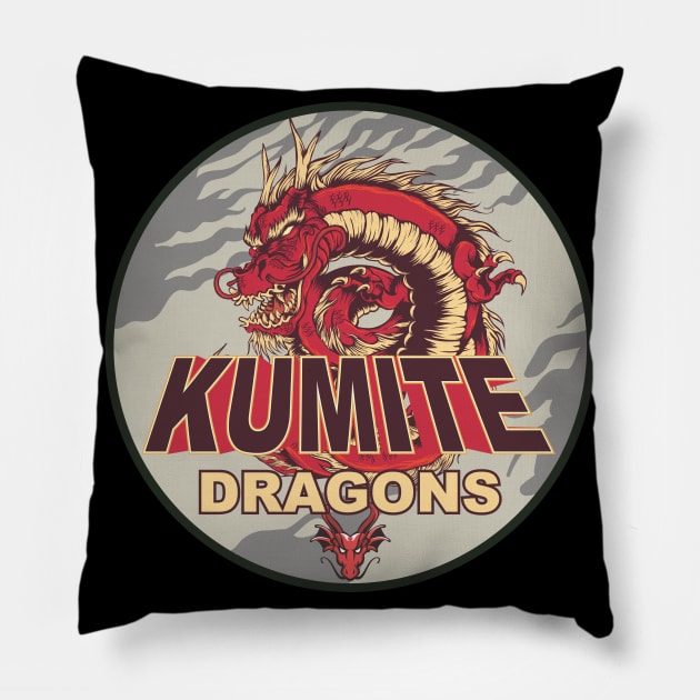 Dragon Kumite Pillow by Ringseek